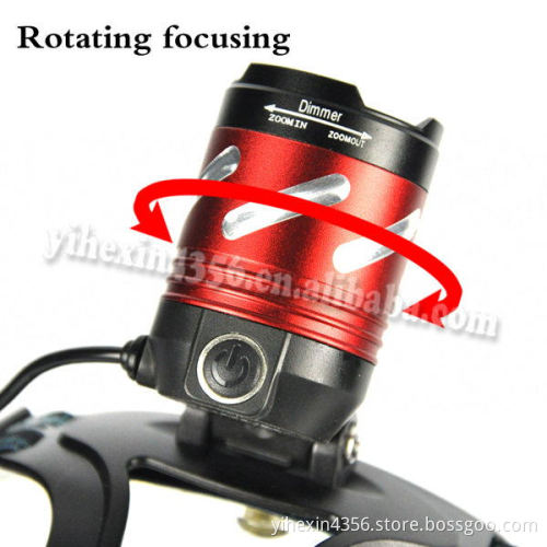 High Power Boruit B9 Rechargeable Zoom Headlamp